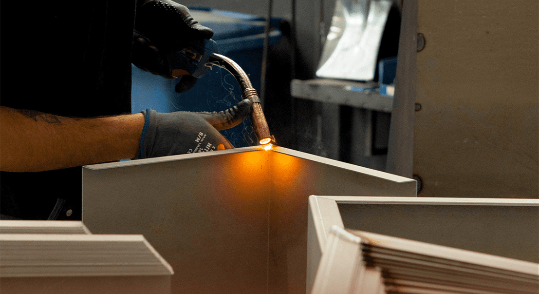 fabrication jardinière Corten