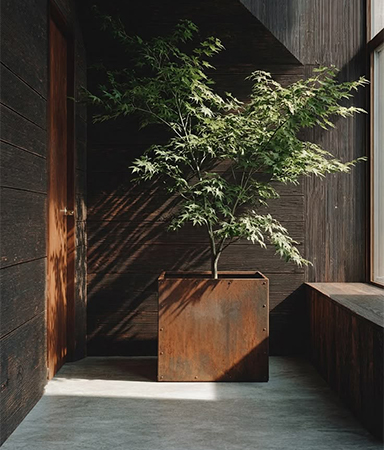 jardinière Corten Maroc